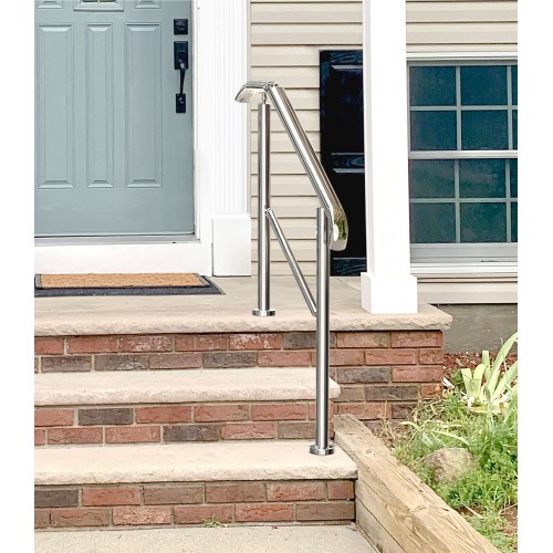 3 Step Adjustable Handrail Stainless Steel for Indoor Outdoor