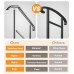 Transitional Stainless Steel Handrail 3 Steps Stair Railing - Style 2
