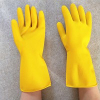 Thickened Rubber Oxford Latex Gloves Labor Protection Work Wear-resistant Waterproof Non-slip Rubber Plastic Dishwashing Durable Housework 1pairs
